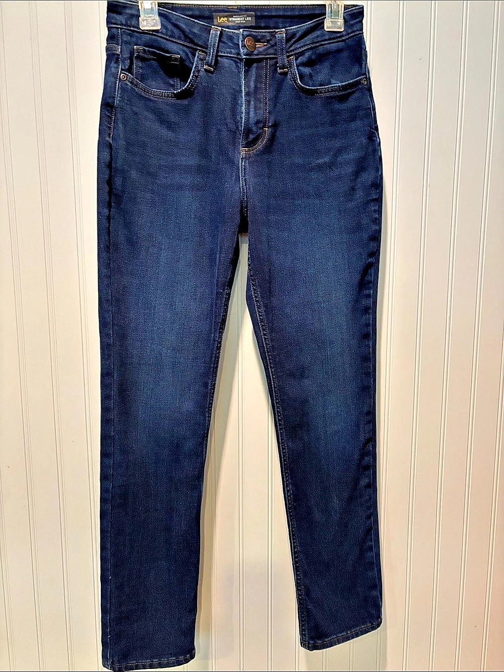 Lee Regular Fit Straight Leg High Rise High Rise Jeans Sz 6